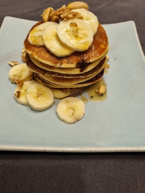 pancakes à la banane